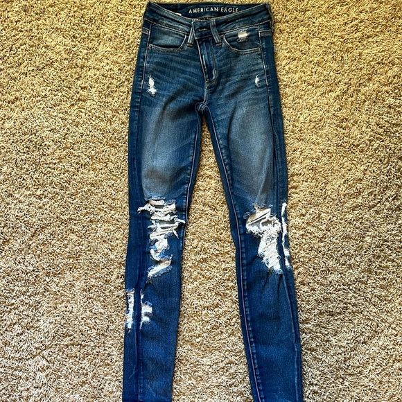 America Eagle jeans. Size 00. Great condition - Picture 1 of 5